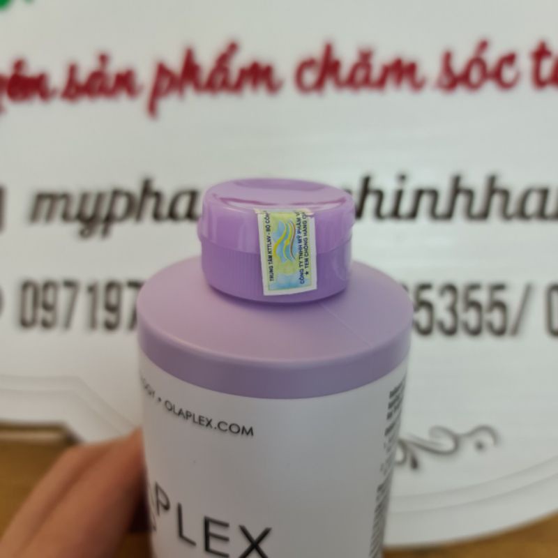 Bộ đôi chăm sóc tóc tím chuyên dụng cho tóc tẩy, tóc sáng màu OLAPLEX No.4P và OLAPLEX No.5P
