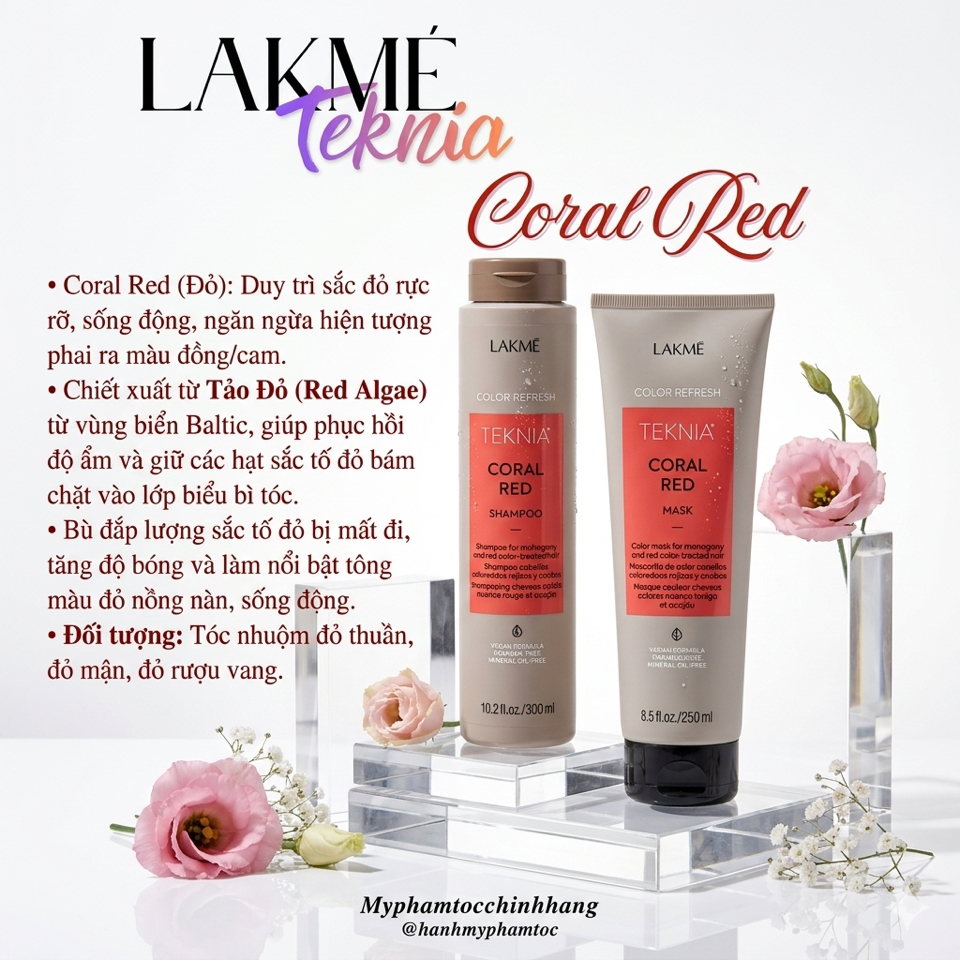 DẦU GỘI XẢ LAKME TEKNIA 300ML 250ML