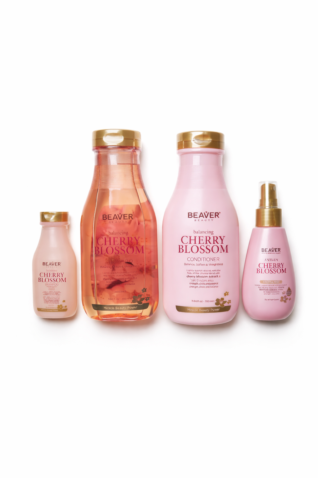 Cặp dầu gội và dầu xả siêu dưỡng tinh chất Beaver Cherry blossom dành cho tóc dầu