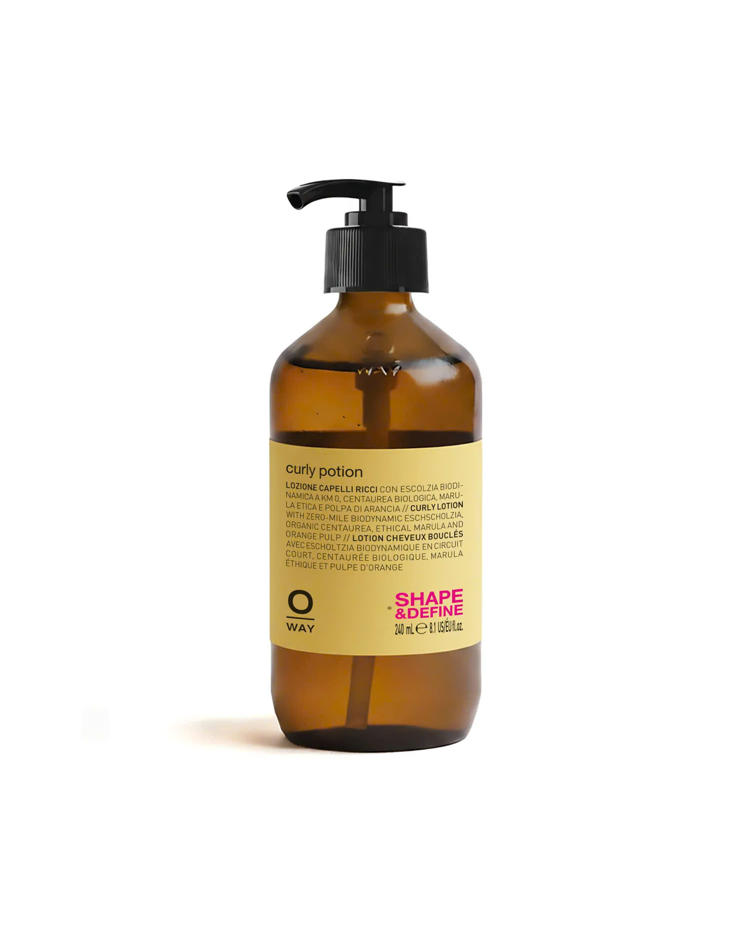OWAY Curly Potion 240ml – Lotion Tạo Sóng Xoăn, Giảm Xơ Rối