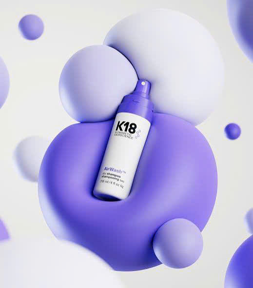 K18 AIRWASH™ DRY SHAMPOO 118ML | DẦU GỘI KHÔ SINH HỌC LÀM SẠCH TÓC VÀ DA ĐẦU