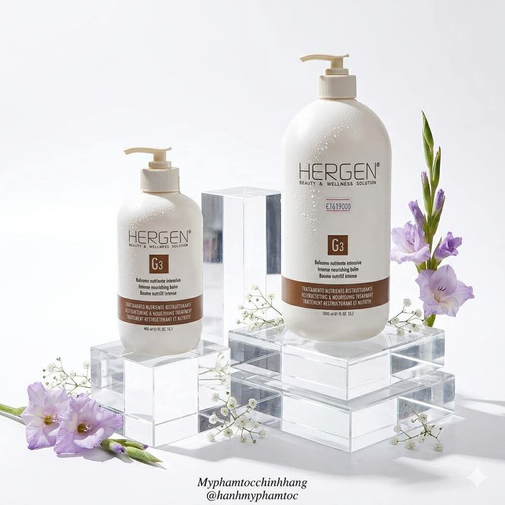 MỠ XẢ KHÔ BES HERGEN LEAVE-IN ENRICHING 300ml - 1500ML