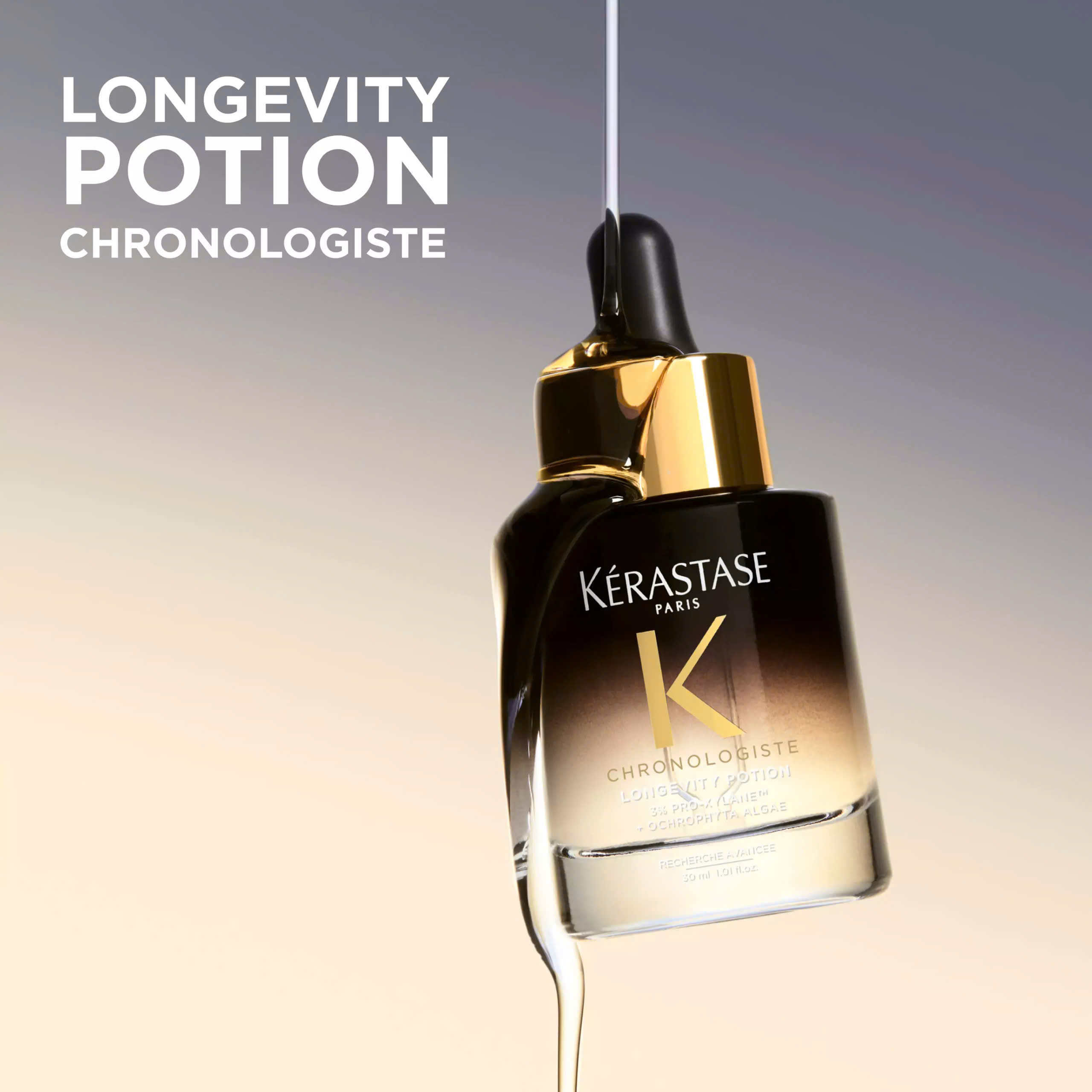 Kérastase Chronologiste Longevity Potion | Tinh Chất Chăm Sóc Da Đầu Hỗ Trợ Độ Dày Và Sức Sống Của Tóc
