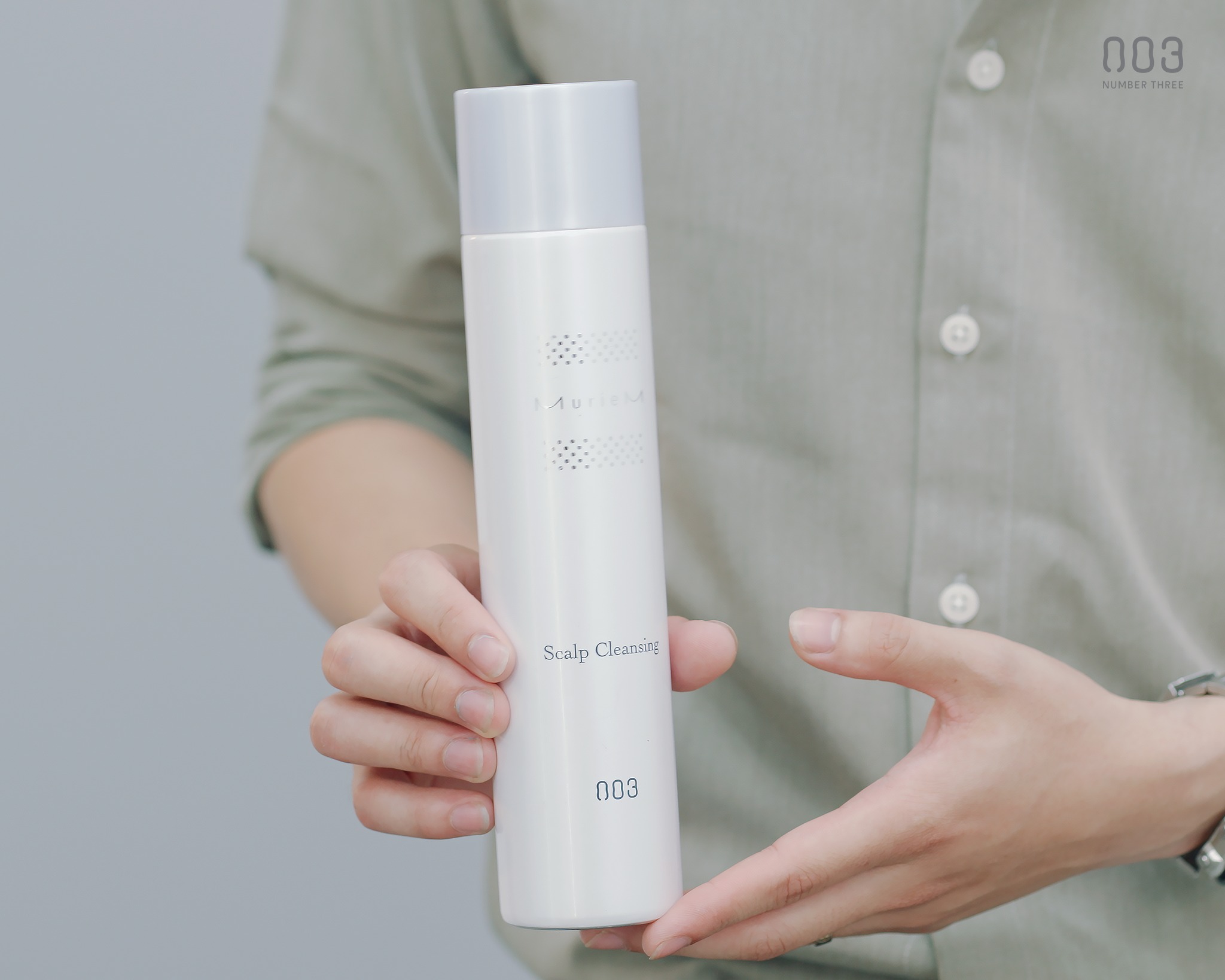 Xịt bọt tẩy tế bào chết da đầu 003 Number Three Muriem Crystal Scalp Cleansing Foam