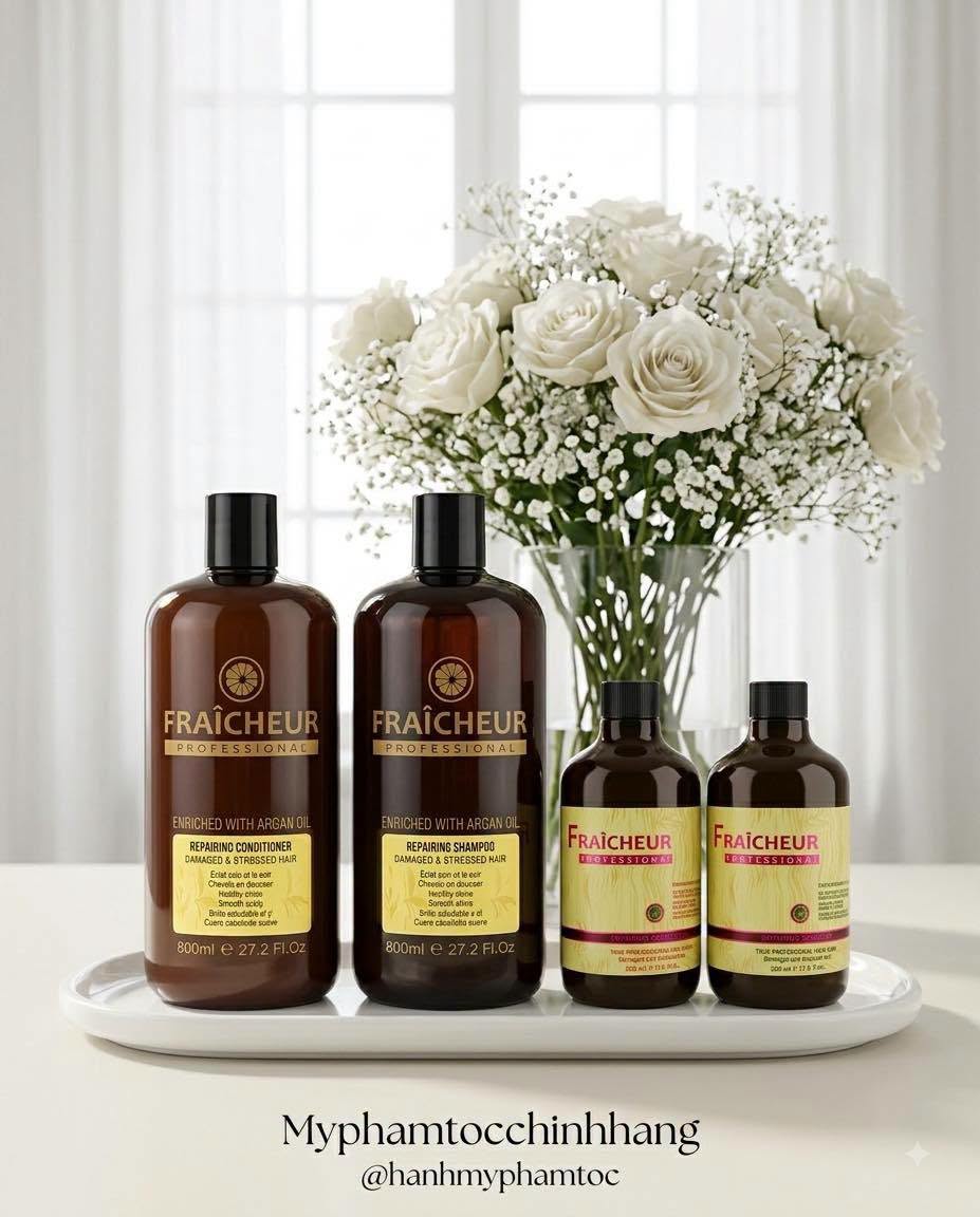 Bộ Dầu Gội Xả Phục Hồi Fraicheur Repair Shampoo & Conditioner 500ml - 800ml