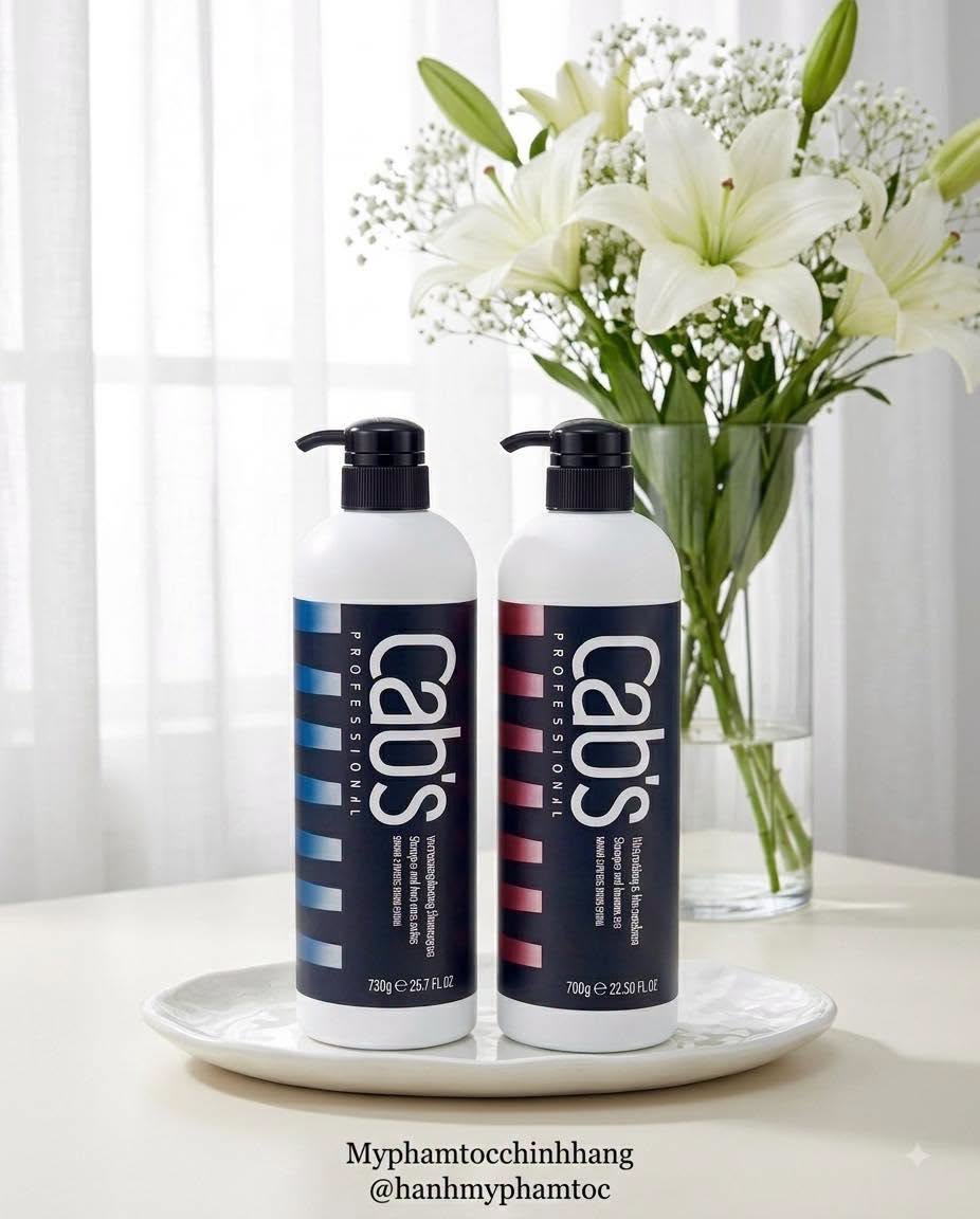 Dầu gội và dầu xả CAB'S dinh dưỡng, giảm rụng hoặc giảm gầu 750ml