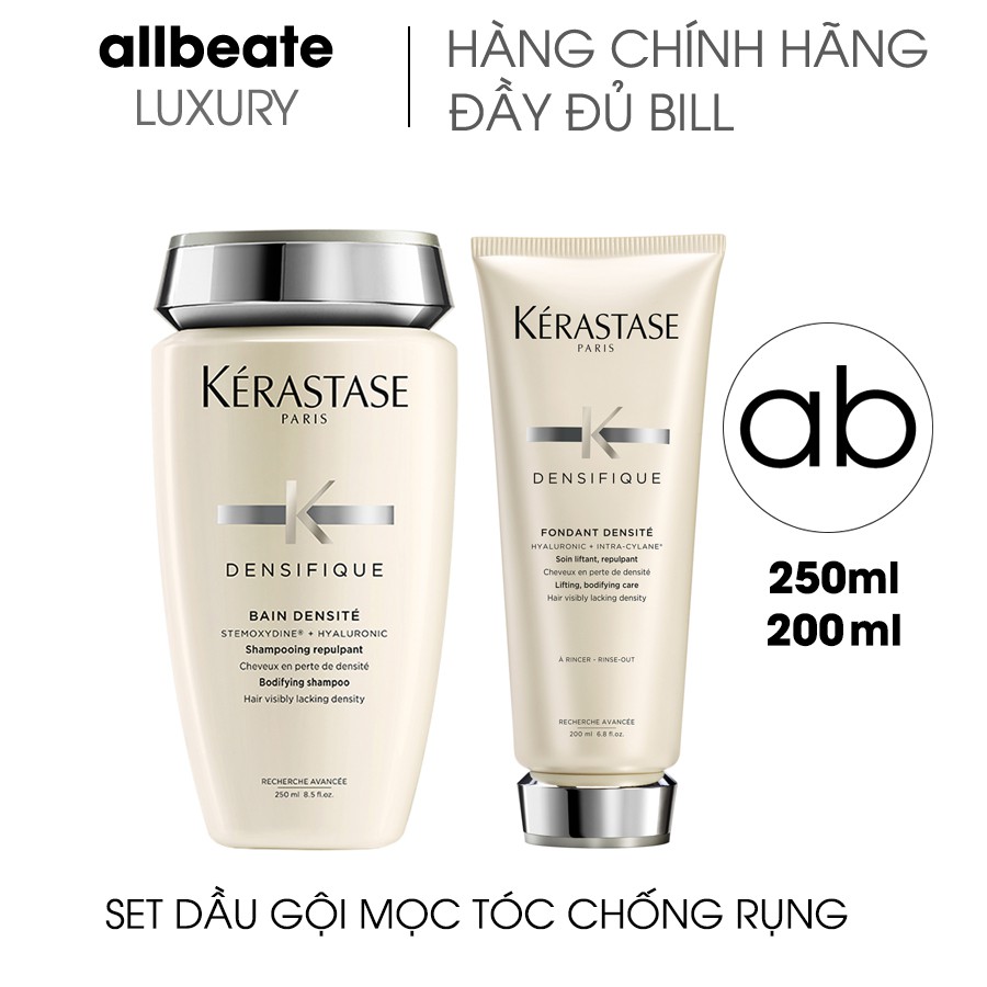 DẦU GỘI XẢ KERASTASE BAIN DENSITE LÀM DÀY TÓC 250ML