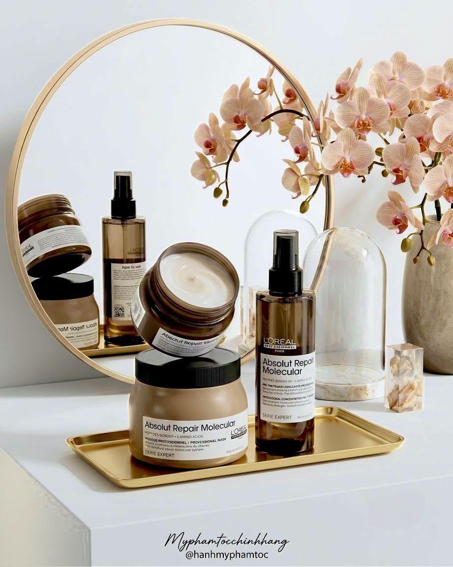 Bộ sản phẩm phục hồi chuyên sâu L'Oréal Professionnel Absolut Repair Molecular