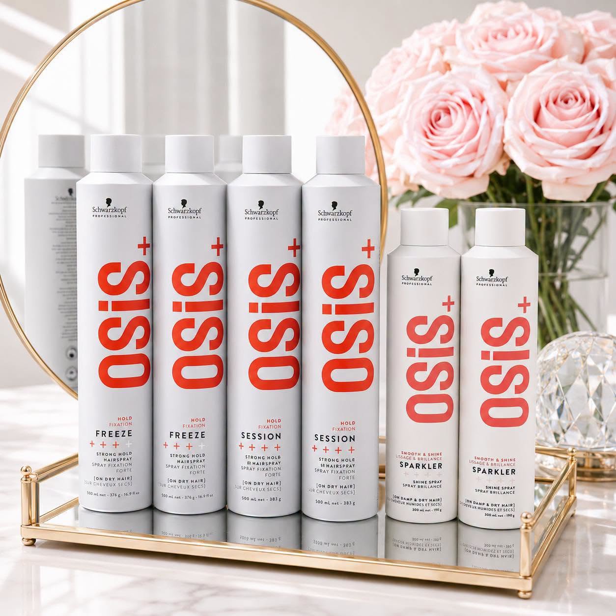 MẪU 2024 KEO (GÔM) XỊT GIỮ KIỂU TÓC RẤT CỨNG OSIS+ SỐ 3 SESSION 300ML