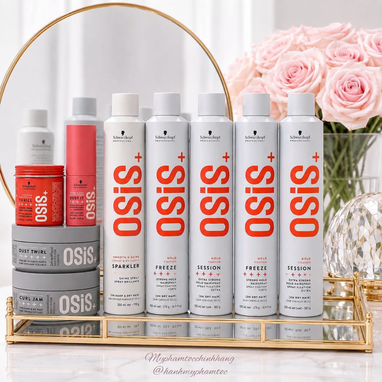 MẪU 2024 KEO (GÔM) XỊT GIỮ KIỂU TÓC RẤT CỨNG OSIS+ SỐ 3 SESSION 300ML