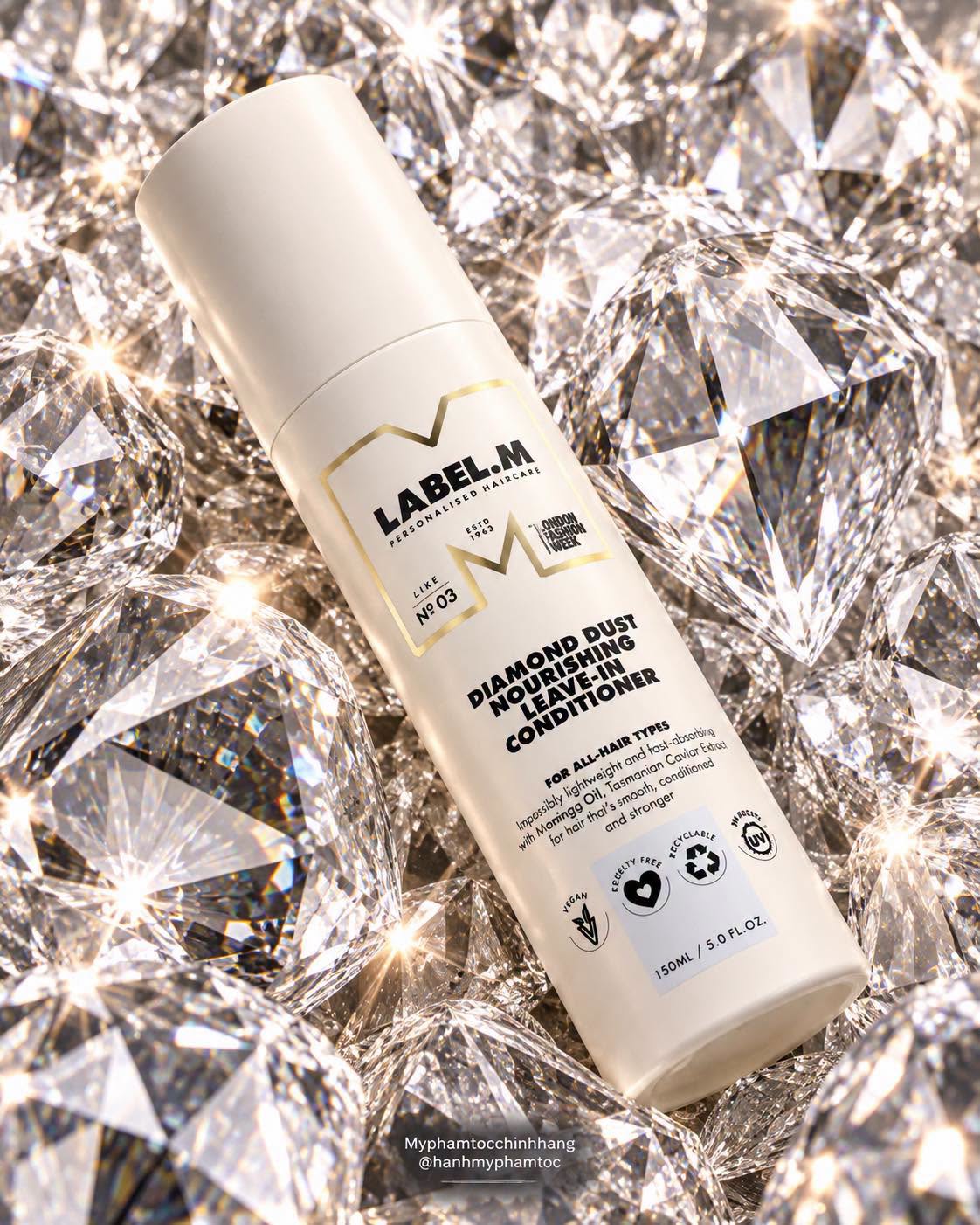 Kem xả khô kim cương Label.M Diamond Dust Nourishing Leave-In Conditioner 150ml
