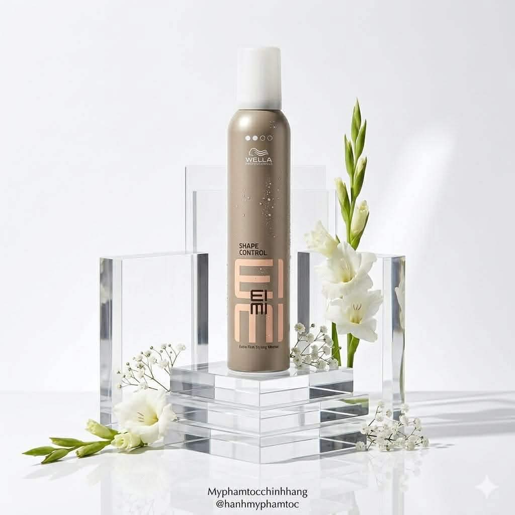 Bọt tạo kiểu và giữ nếp tóc độ 4 Wella Shape Control Mousse 300ml ( Hold Level 4)