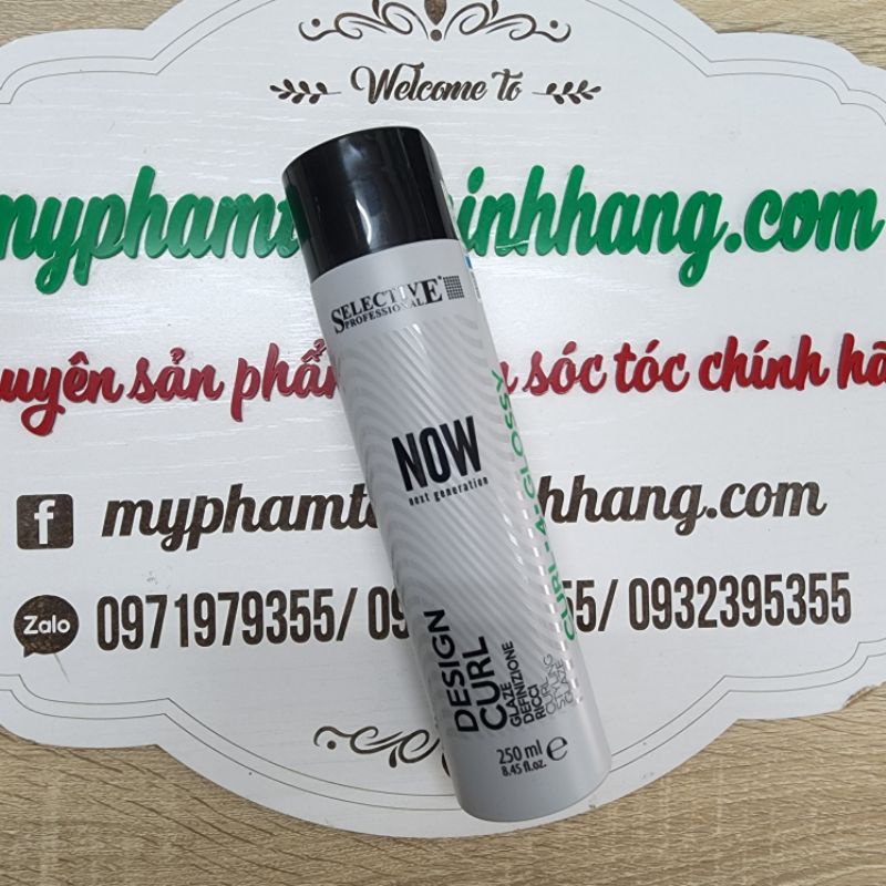Gel tạo kiểu dành cho tóc xoăn Selective Design Curl (Selective Professional Design Curl Sculpting Gel) 250ml