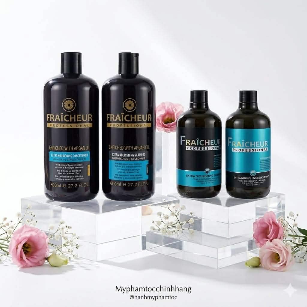 Bộ Dầu Gội Xả Dưỡng Ẩm Sâu Fraicheur Extra Nourishing Shampoo & Conditioner 500ml - 800ml