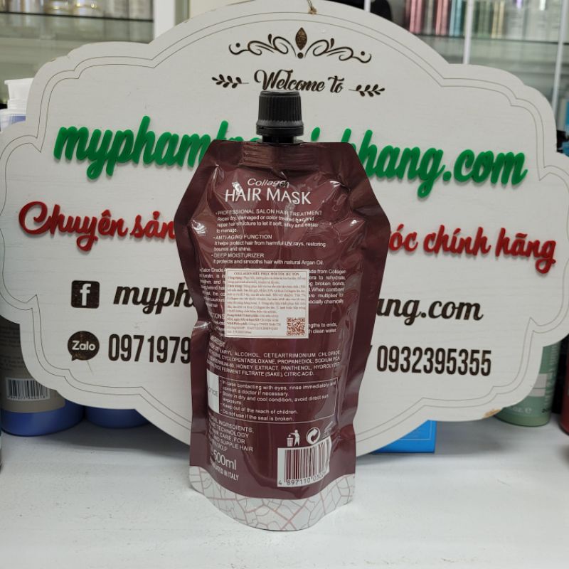 HẤP TÚI MAXIPRO COLLAGEN 500ML