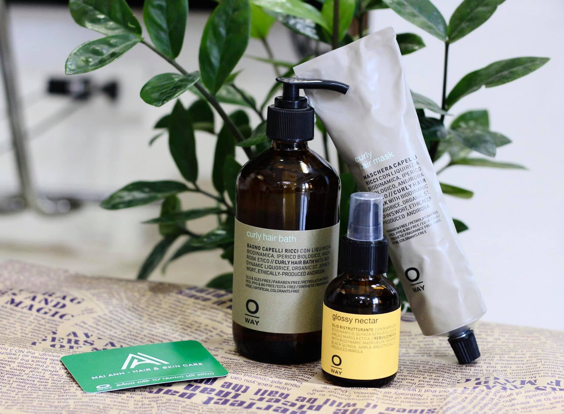 Dầu Gội Cho Tóc Uốn – Xoăn Tự Nhiên Oway Curly Hair Bath