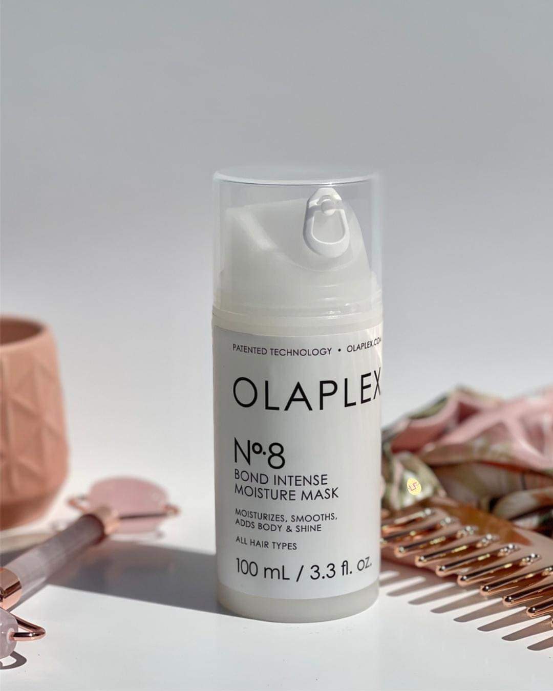 Mặt nạ dưỡng ẩm tăng cường liên kết tóc Olaplex số 8 (Olaplex No.8 Bond Intense Moisture Mask)