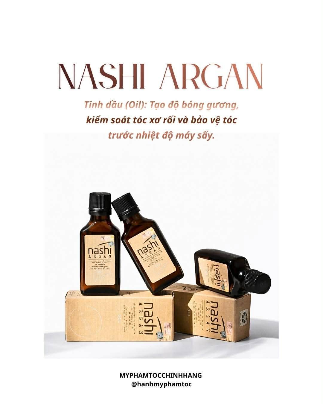Tinh dầu dưỡng tóc Nashi Argan oil 30ml/ 100ml