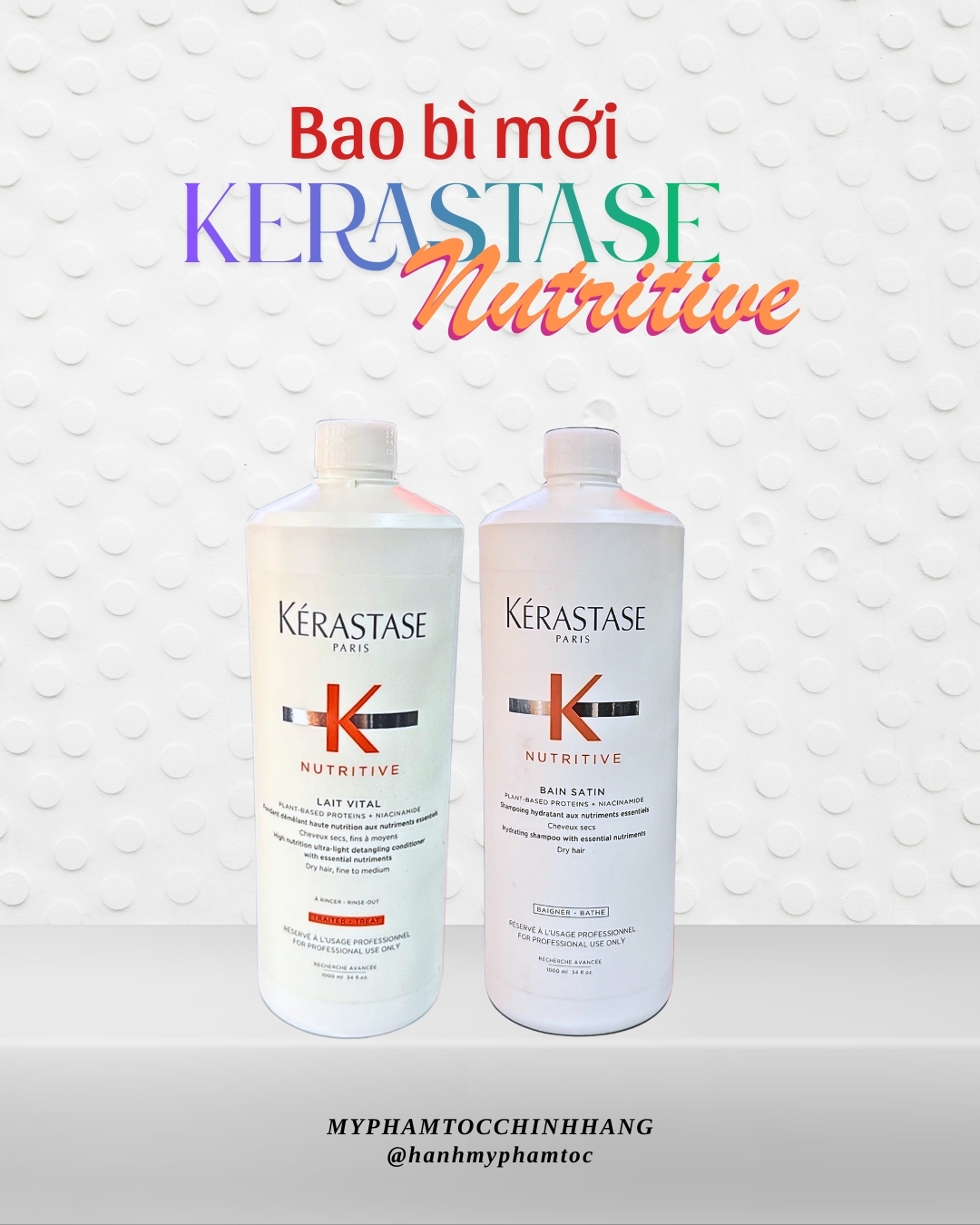Dầu gội – dầu xả Kérastase Nutritive BAIN SATIN RICHE