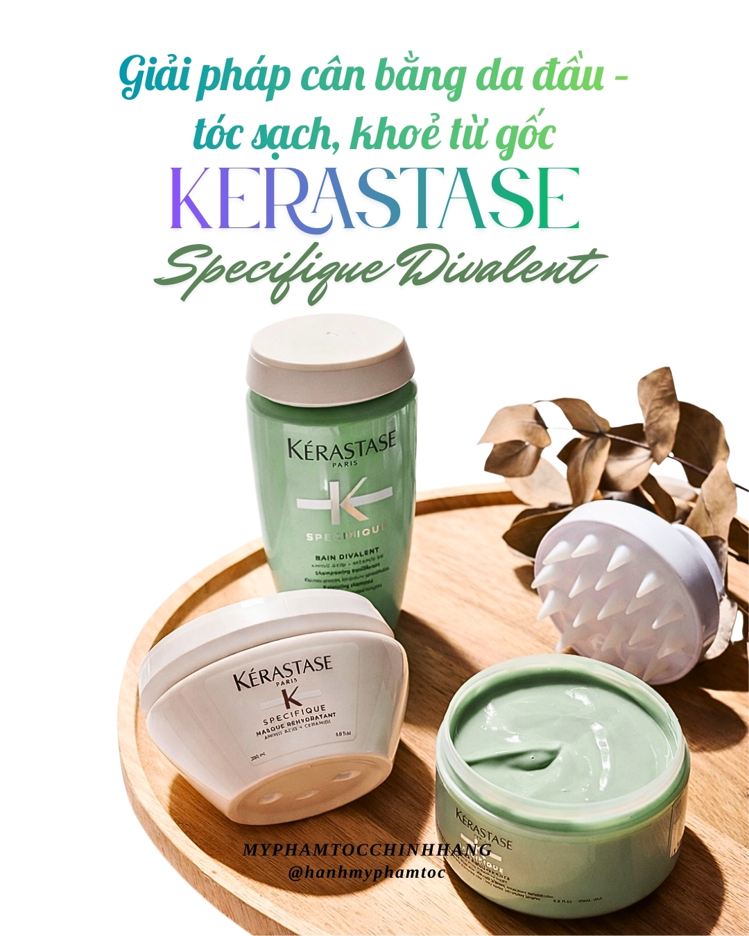 Dầu gội và Mặt nạ Kérastase Divalent