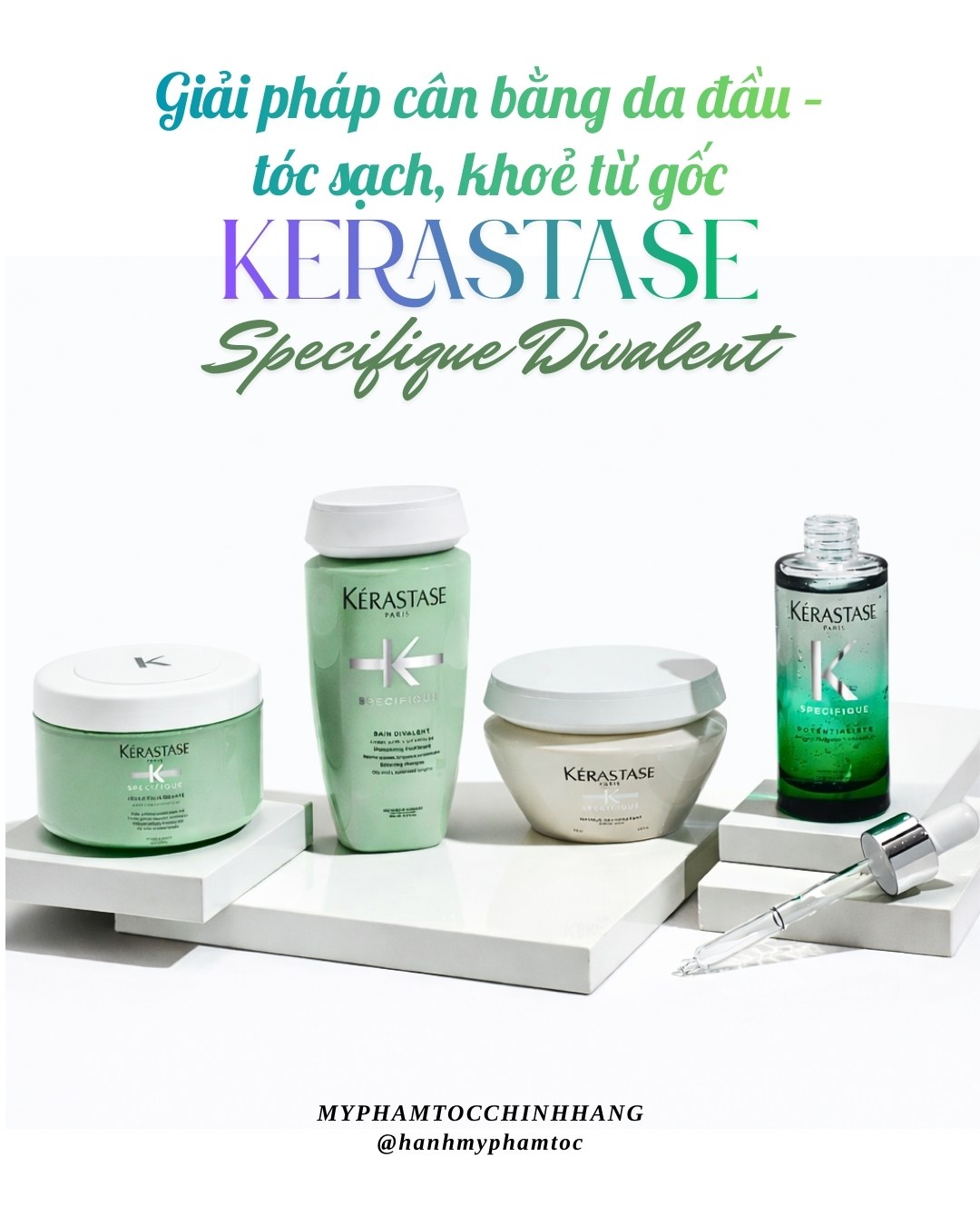 Dầu gội và Mặt nạ Kérastase Divalent