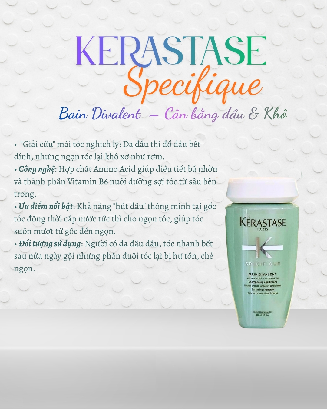 Dầu gội và Mặt nạ Kérastase Divalent