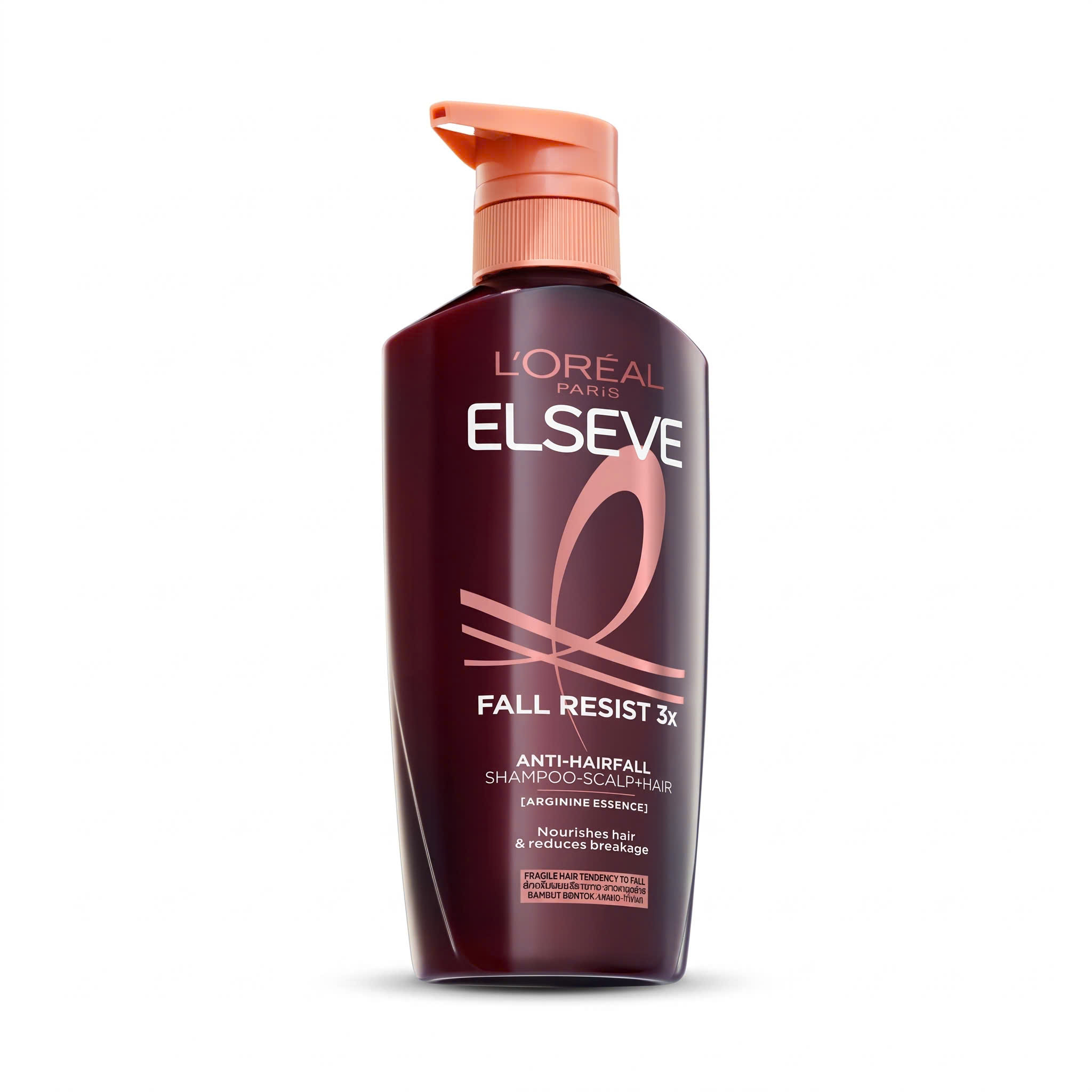 L’Oréal Paris Elseve Full Resist Purifying Shampoo & Detangling Conditioner | Bộ Dầu Gội Làm Sạch Da Đầu Và Dầu Xả Gỡ Rối Cho Tóc Yếu Dễ Gãy