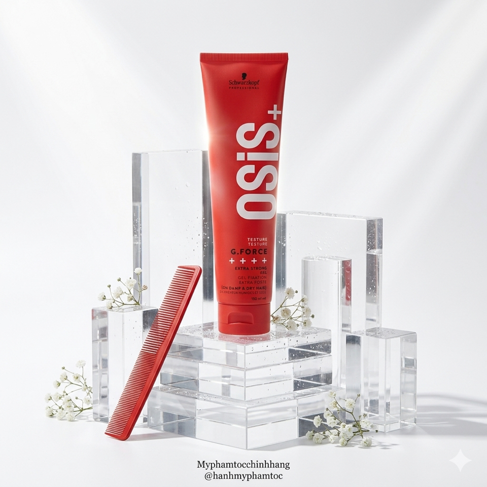 Gel Định Hình Nếp Tóc Siêu Cứng OSIS+ G.Force Strong Styling Gel 100ml