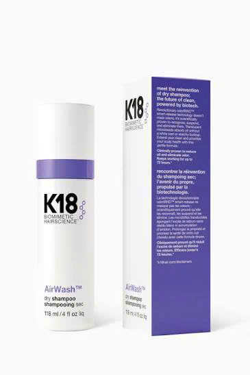 K18 AIRWASH™ DRY SHAMPOO 118ML | DẦU GỘI KHÔ SINH HỌC LÀM SẠCH TÓC VÀ DA ĐẦU