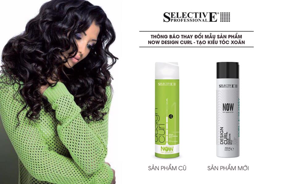 GEL TẠO KIỂU TÓC UỐN SELECTIVE DESIGN CURL 250ML