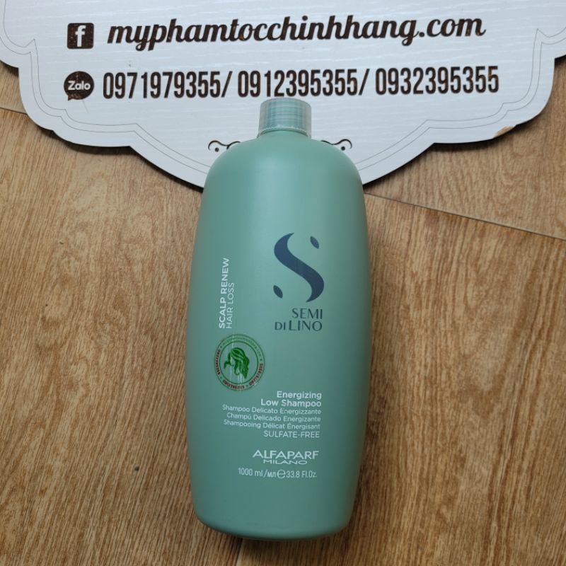 Dầu gội chống rụng tóc Alfaparf Milano Semi Di Lino Scalp Renew Energizing Low Shampoo 250ml 1000ml