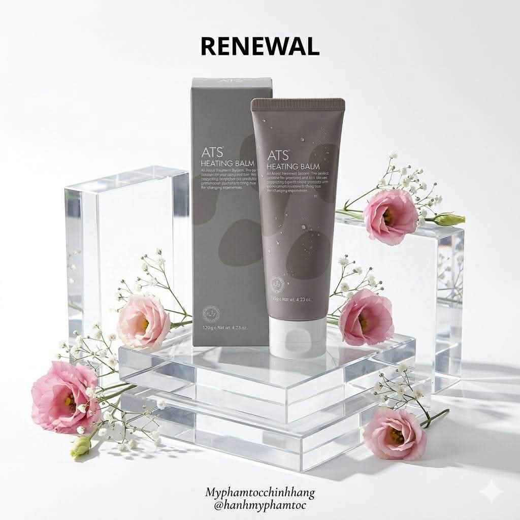 (sale giá gốc) Kem bảo vệ tóc khỏi nhiệt nóng ATS Heating Balm 120ML