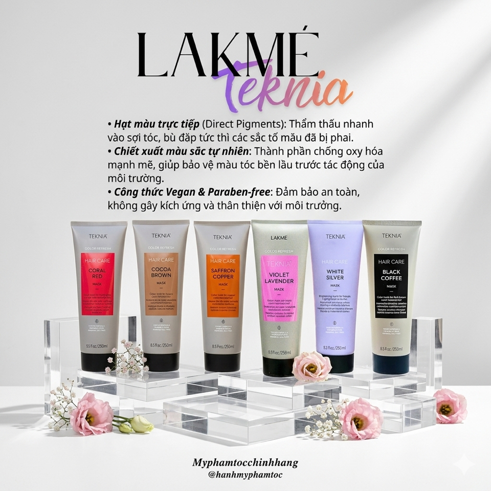 DẦU GỘI XẢ LAKME TEKNIA 300ML 250ML