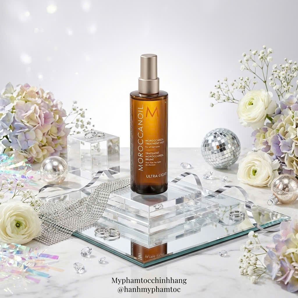 Moroccanoil Treatment Mist Ultra-Light 100ml | Dầu Dưỡng Tóc Dạng Xịt Siêu Nhẹ Không Bết Dính