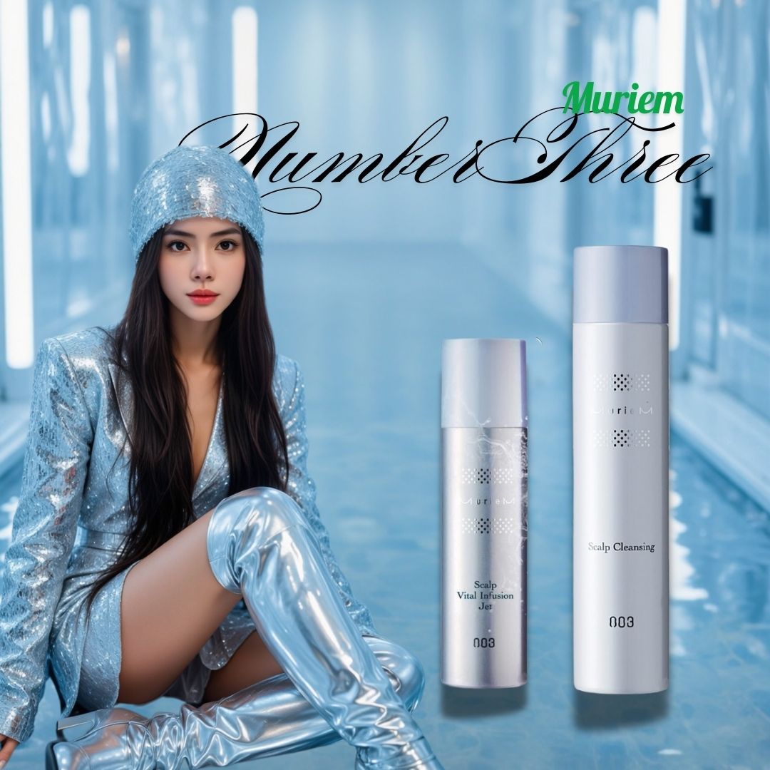 Xịt bọt tẩy tế bào chết da đầu 003 Number Three Muriem Crystal Scalp Cleansing Foam 250g