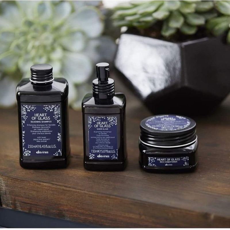 Xịt dưỡng tóc Davines Heart of Glass Sheer Glaze 150ml
