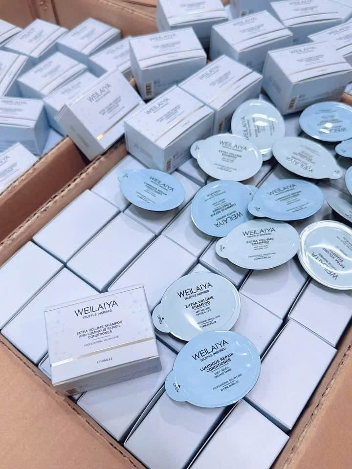 WEILAIYA TRUFFLE INSPIRED BỘ GỘI XẢ EXTRA VOLUME & LUMINOUS REPAIR 450ML