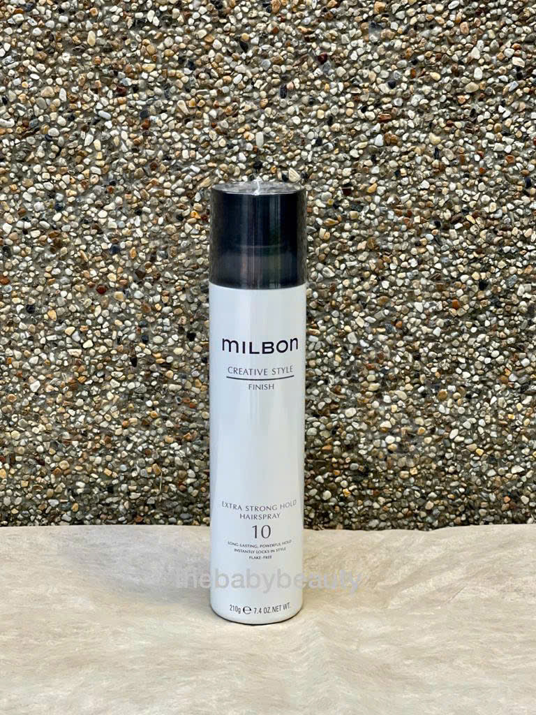 Milbon Global Style Finish 10 300ml | Gôm Xịt Tóc Giữ Nếp Siêu Mạnh