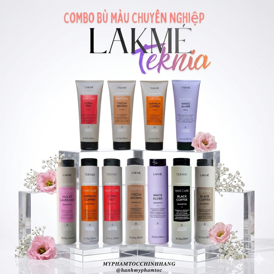 DẦU GỘI XẢ LAKME TEKNIA 300ML 250ML