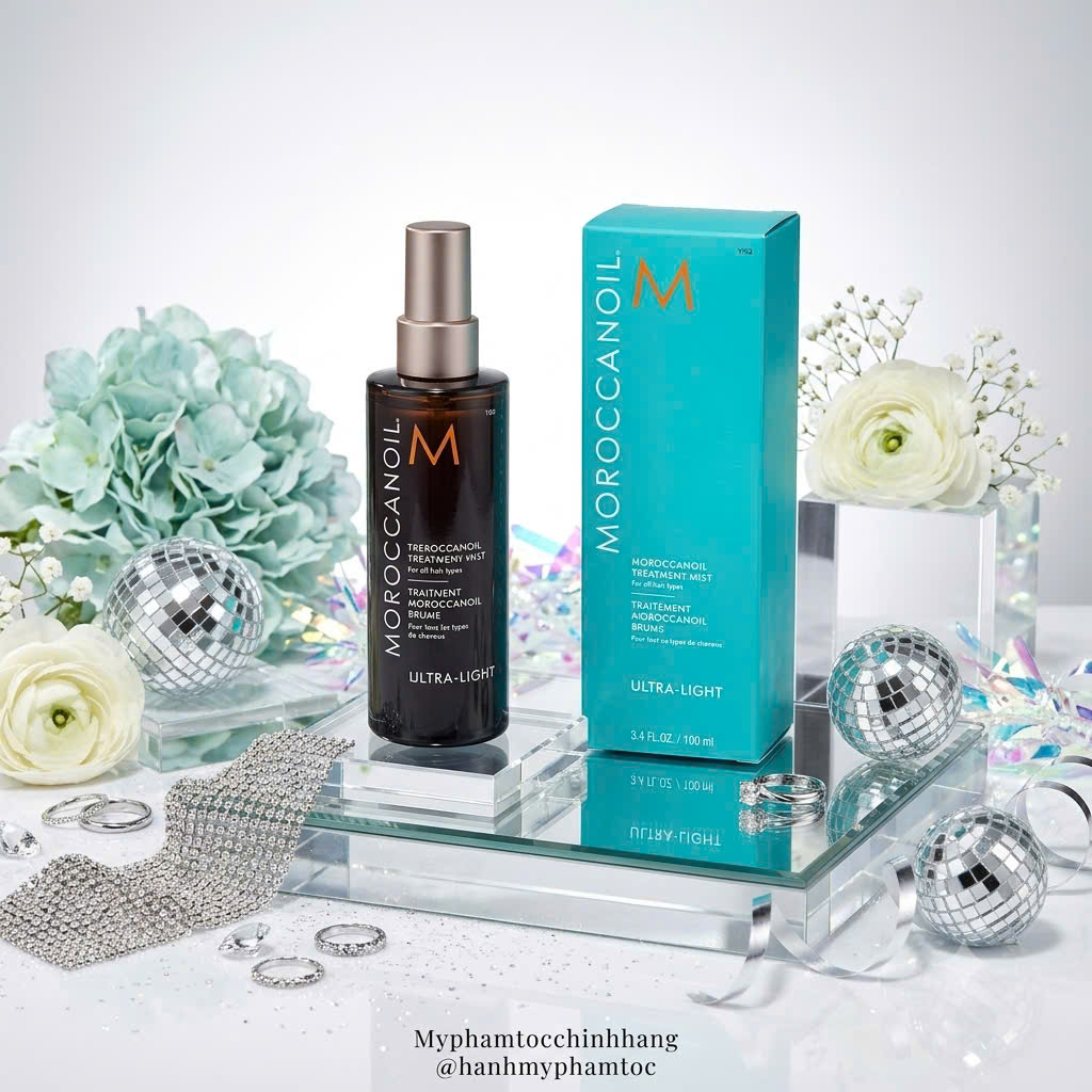 Moroccanoil Treatment Mist Ultra-Light 100ml | Dầu Dưỡng Tóc Dạng Xịt Siêu Nhẹ Không Bết Dính