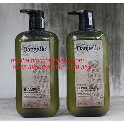 DẦU GỘI XẢ, HẤP D'ANGELLO KERATIN 500ML 800ML