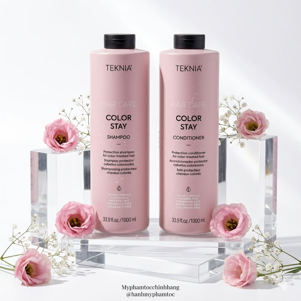 CẶP GỘI XẢ LAKME COLOR GIỮ MÀU NHUỘM KHÔNG SUNFAT 1000ML