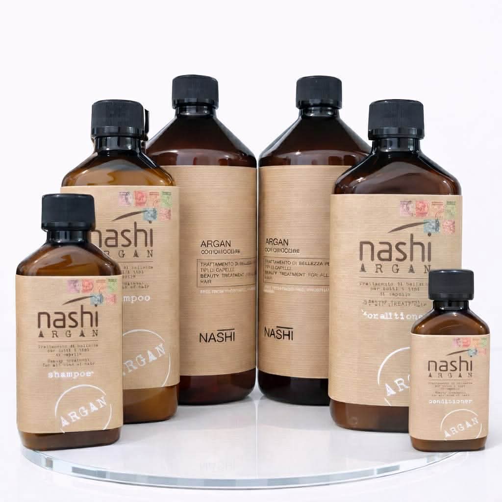 Bộ dầu gội – dầu xả dưỡng phục hồi tóc Nashi Argan - Nashi Argan Shampoo & Conditioner