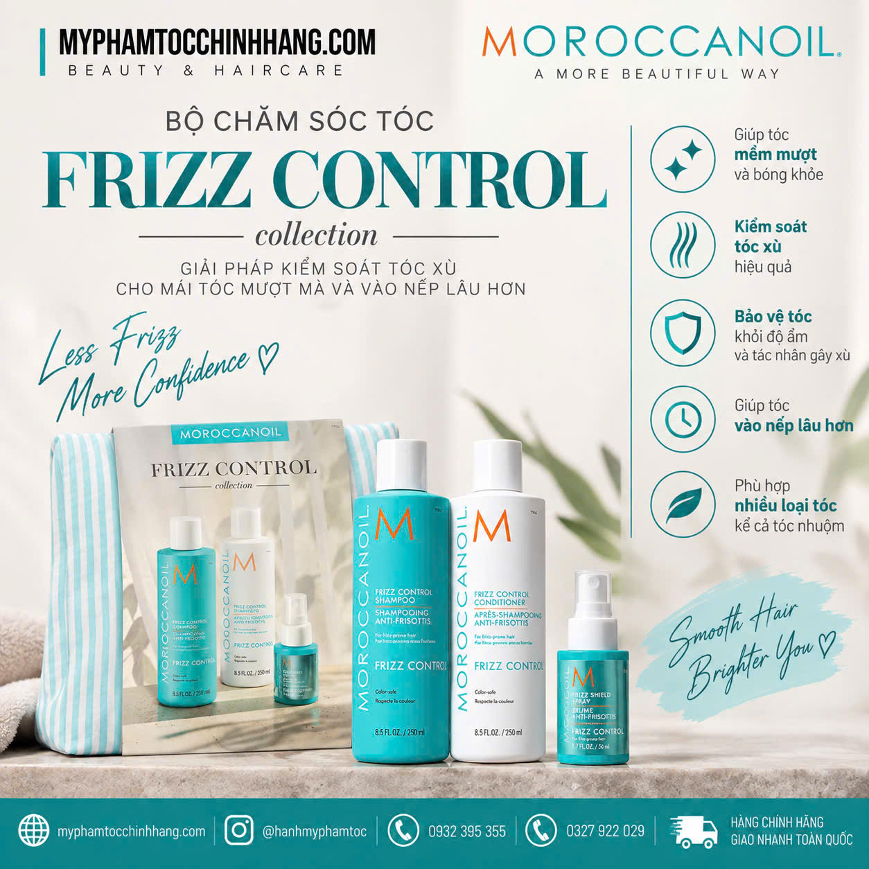 MOROCCANOIL SPRING COLLECTION SET | BỘ CHĂM SÓC TÓC