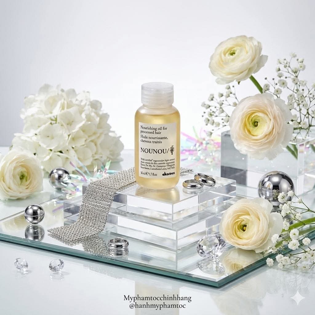 Tinh dầu dưỡng tóc phục hồi hư tổn DAVINES Nounou Oil 50ML