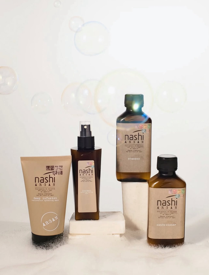 Xả khô tạo kiểu dưỡng ẩm tức thì Nashi Argan Instant Hydrating Styling Mask 150ml (mẫu mới)