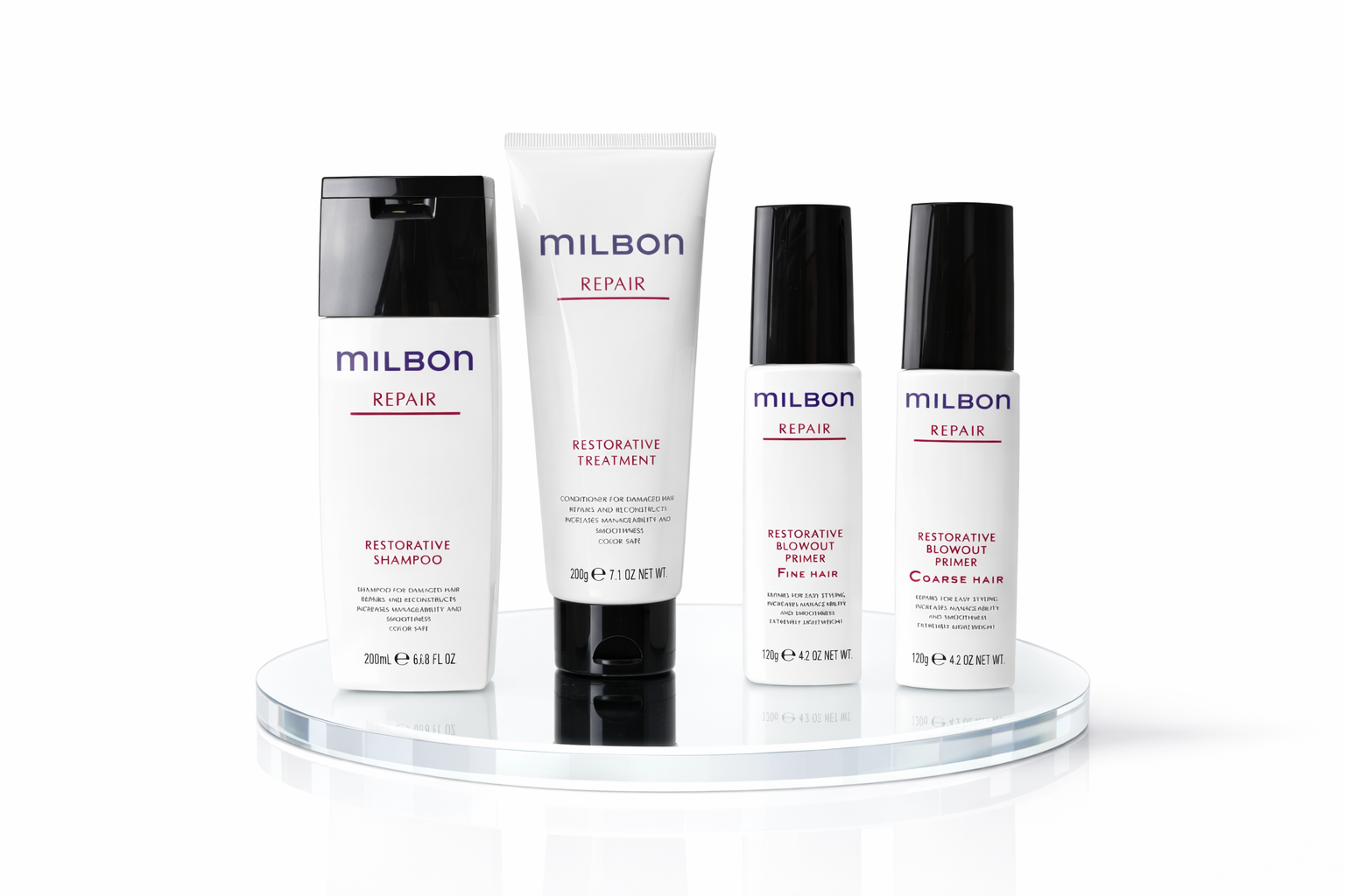 Gội xả Milbon Restorative bổ sung keratin cho tóc nhuộm tẩy 200ml- 500ml