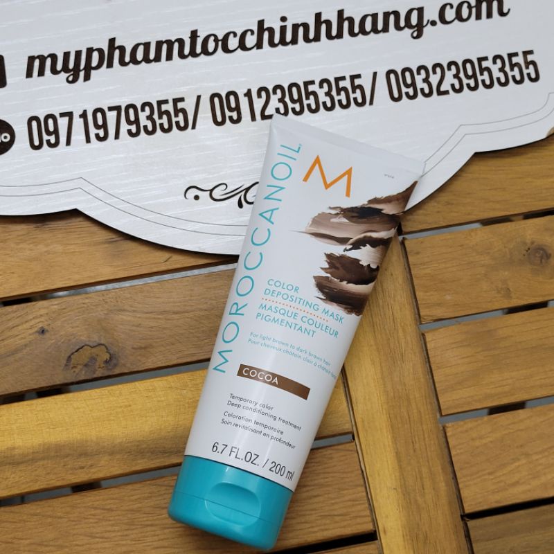 MẶT NẠ MOROCCANOIL BỔ SUNG HẠT MÀU  MASK 200MLPLATINUM BẠC HOẶC COCOA NÂU