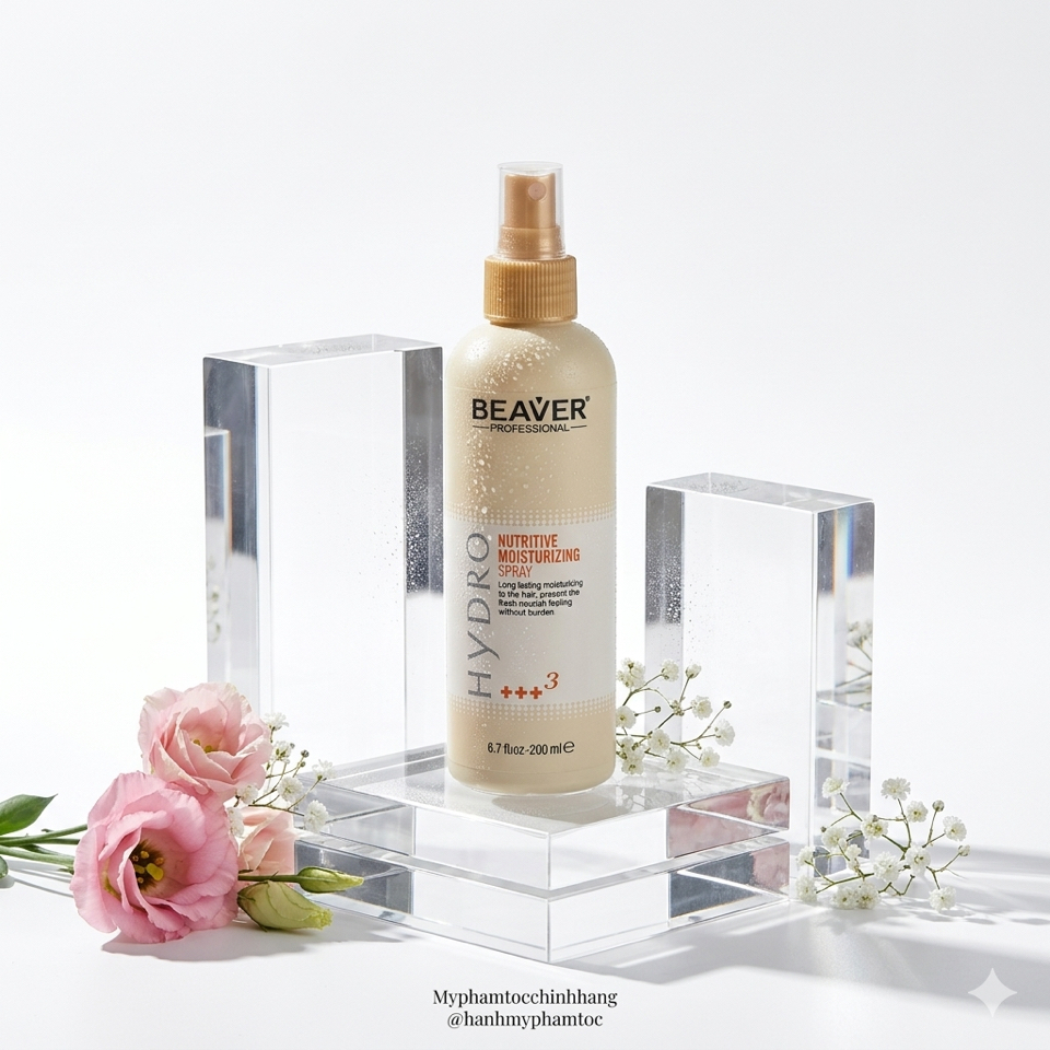 Xịt siêu dưỡng BEAVER +++3 phục hồi & dưỡng ẩm tức thì Ultra Moisture & Repair Leave-in Spray 150ml