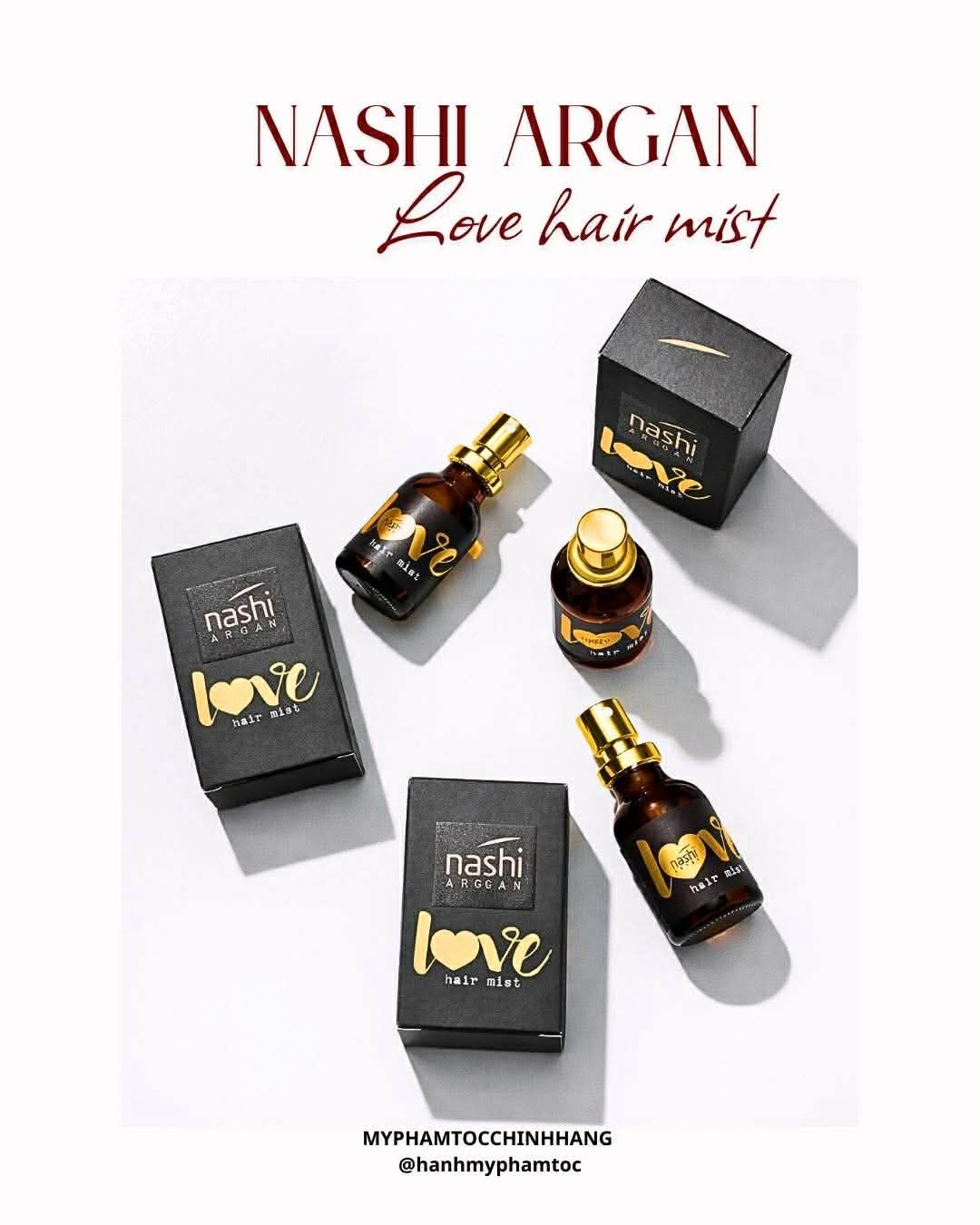 Xịt thơm tóc Nashi Argan Love - Nashi Argan Love Hair Mist 20ml
